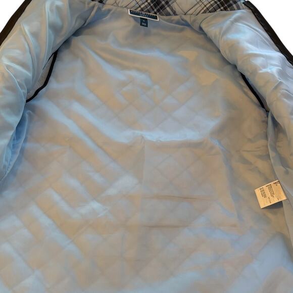 Karen Scott Blue Argyle Vest - Puffer with Pockets - Picture 4 of 6